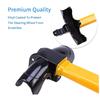 Universal Car Steering Wheel Anti-Theft Lock - Car Anti-Theft Device, Car Security Lock, Made of Durable Carbon Steel, Anti-Picking, Comes with Key