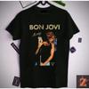 BON JOVI T Shirt Black Tee for Men Women Full Size VC1752 Unisex T-Shirt