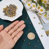 1set 100pcs 2 colors Stainless Steel Beads Rondelle Golden & Stainless Steel color 6x4.5mm Hole: 3mm 50pcs/color