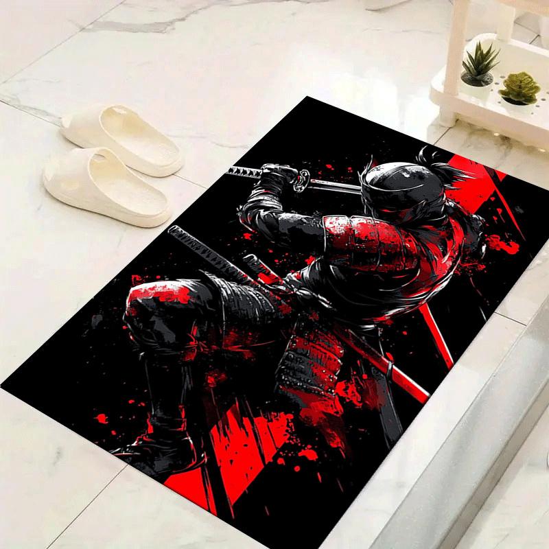 

1pc Knight Pattern Area Rug, Anti slip Non Shedding Stain Resistant Carpet 60cm by 90cm