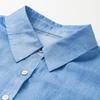 Chuyu Women's Loose Gradient Sheer Short Sleeve Shirt