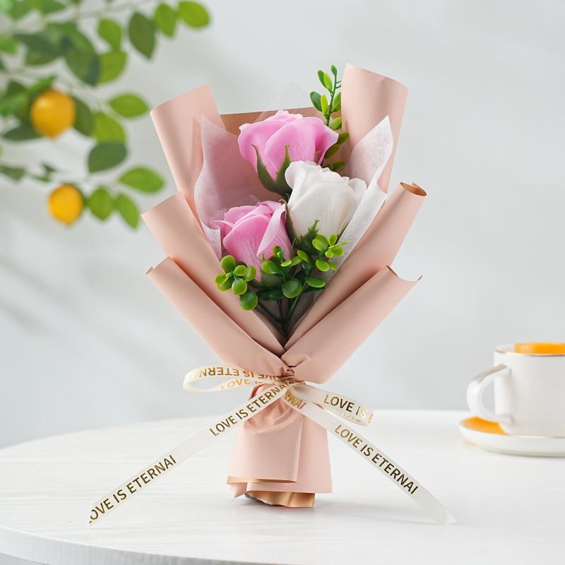 Scented Soap Rose Bouquet: Perfect Gift for Mother's Day, Valentine's, Birthdays - Ideal for Girlfriends, Moms, Besties, Teachers.