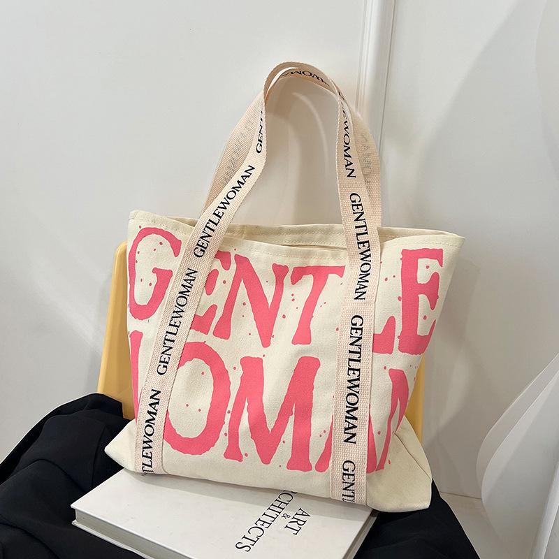 

Women s Winter Casual Canvas Tote – Versatile Large Capacity Shoulder Bag розовый