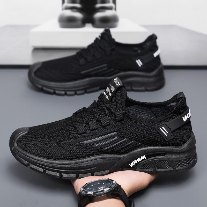 

МОДНАЯ ОБУВЬ, мужские дышащие спортивные кроссовки, спортивные кроссовки для бега, уличные женские теннисные кроссовки для тренажерного зала 39 чёрный