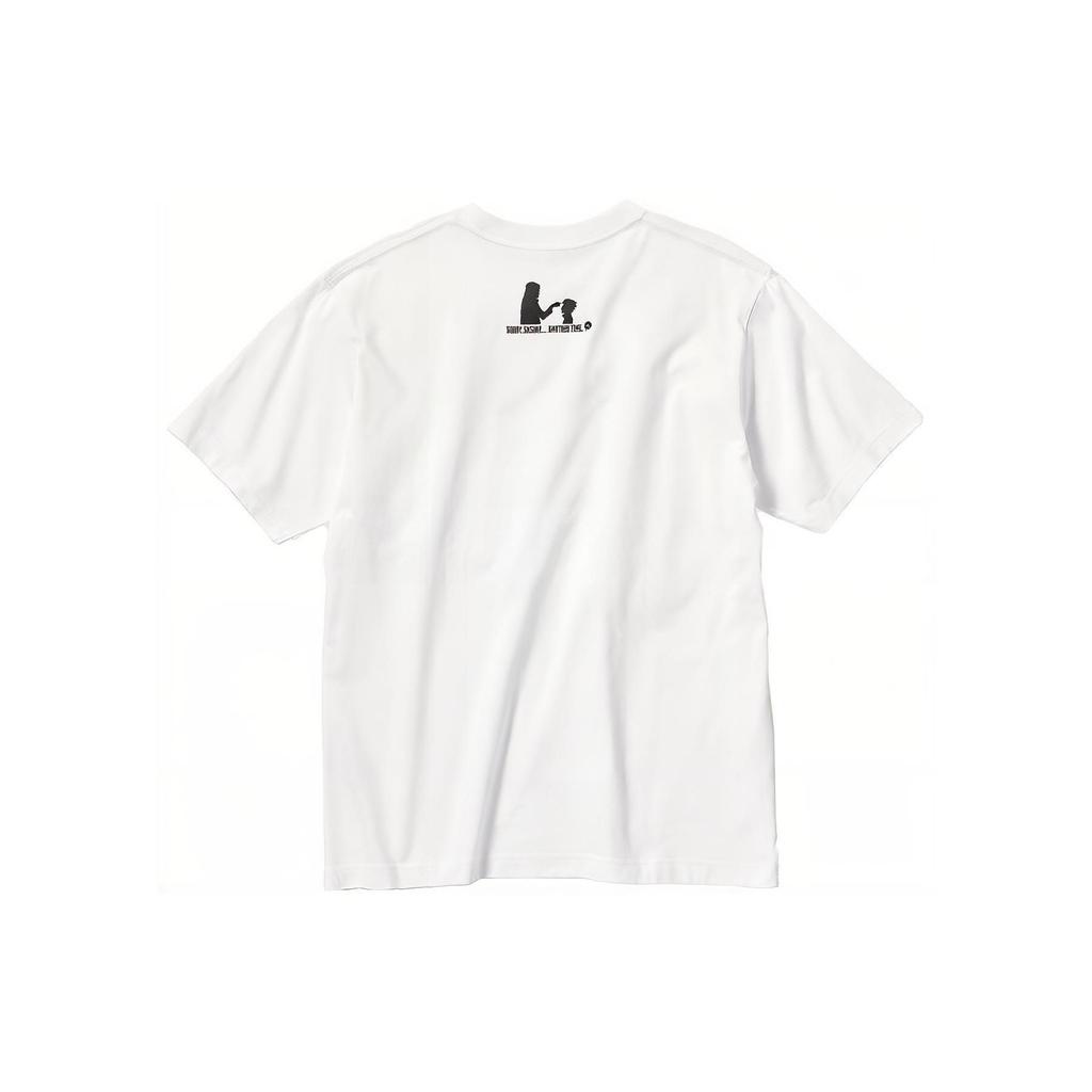 UNIQLO X Naruto Collaboration SS23 Archive Character Letter Print Short Sleeve T-Shirt Unisex T-Shirt White 456431-00