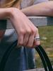 Denu Double Twist Volume Ring