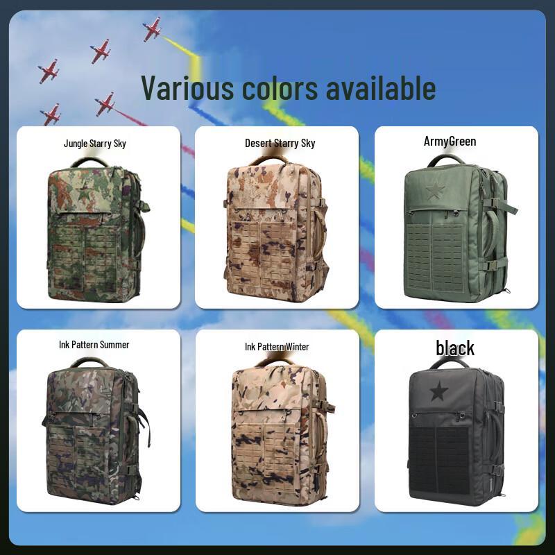 Meng Xiaobing Camouflage Pilot Outdoor Backpack