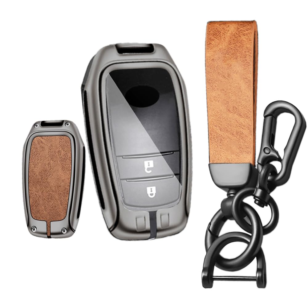 

Брелок для ключей Toyota, Чехол для смарт-ключа, Крышка для ключа, Toyota New Harrier 80 Series, Yaris Cross, коричневый