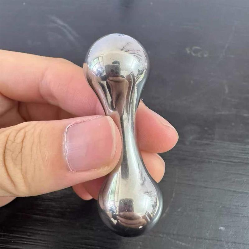 

Knucklebone Skill Toys Stainless Steel Bone Fingerbone ADHD Anxiety Stress Relief EDC Fidgets Gifts For Teenage Boys Kids Adults