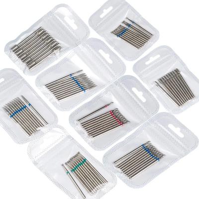 Milling Cutter for Manicure 10Pcs Diamond Nail Drill Bits Machine Mill Cutters for Removing Gel Polish Nail File Buffer Pedicure