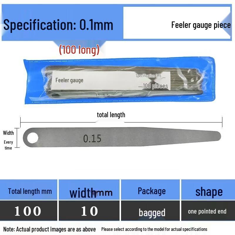 Precision Feeler Gauge Shims 0.1mm