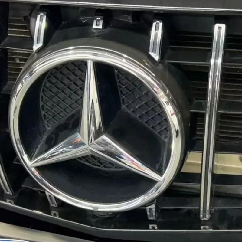 Car Sticker For Mercedes Benz 1X·3D ABS Car Front Grille Badge Cover Star Logo Grid hollowed-out label for Mercedes Benz GLE250 