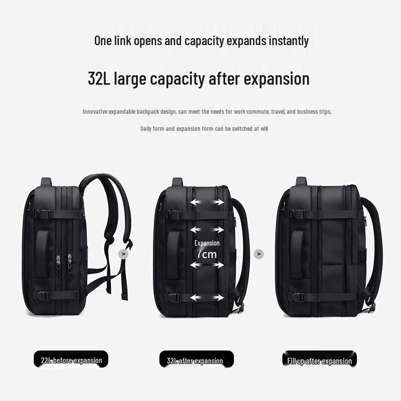 GOLF Men's 17.3-inch Laptop Travel Backpack