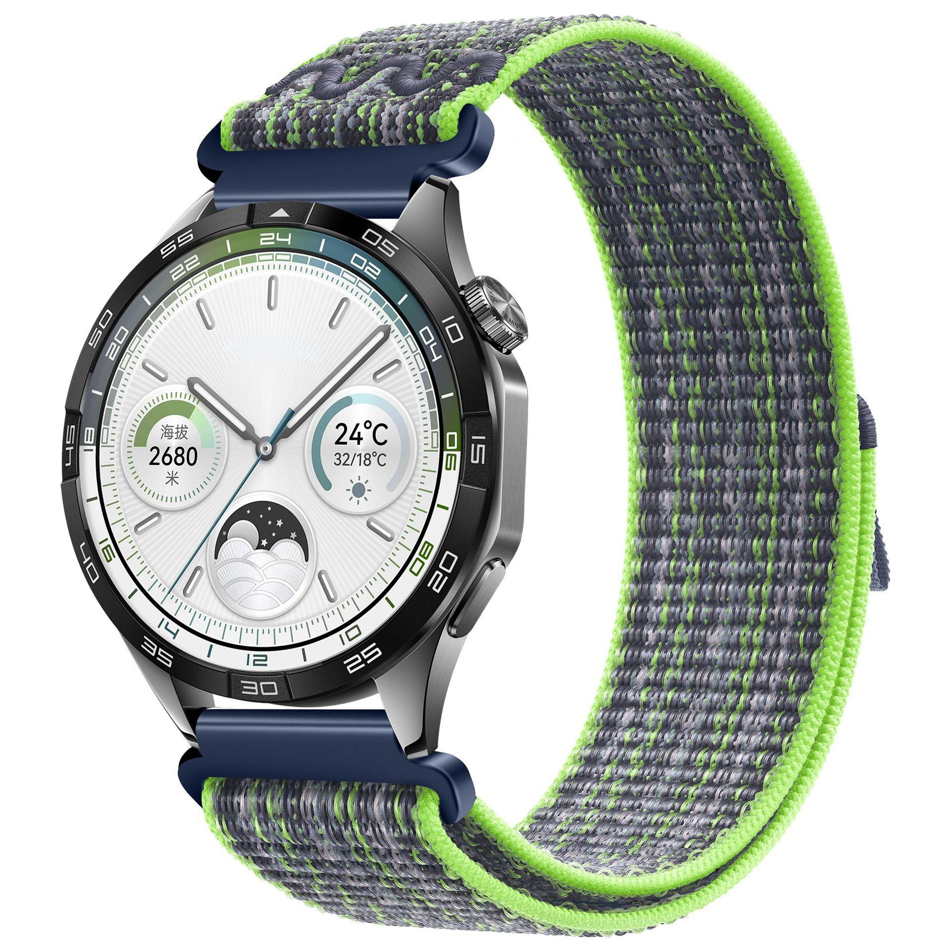 

22mm 20mm Nylon Loop Band For Huawei Watch GT5/4/3/2 Pro 46mm Wristband Bracelet Samsung Watch 7 6 5 4 Amazfit GTR/Balance Strap 22mm width