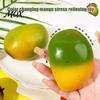 Temperature Sensitive Fidget Toy 1/2Pcs Color Changing Fruit Squeeze Toy, Simulated Mango Stress Relief Anxiety Hand Toys Slow Rebound Strawberry