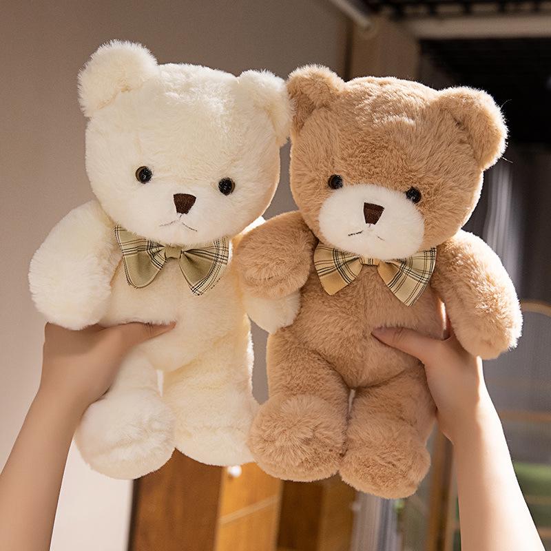 Teddy Bear Plush Toy with Bow - Girlfriend's Birthday Gift