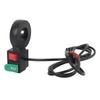 2 In 1 Motorcycle Handlebar Switch Multifunctional Forward Reverse Horn Button Switch for Scooter 1.5 M Cable