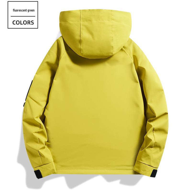 Spring/Autumn Outdoor Windbreaker: Men's & Women's Windproof Waterproof Jacket for Mountaineering