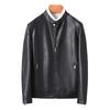 Spring and Autumn men's leather jacket new jacket slim-fitting thin men's locomotive clothing stand-up collar pu leather jacket