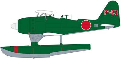 Hasegawa Mitsubishi F1M2 Type 0 Water Observation Aircraft Type 11 Early Type Sanyo Maru Vehicle Plastic Model 07538 1/48 (Airplane)