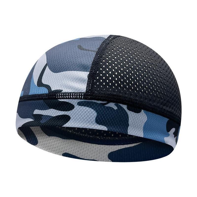 

Summer sunscreen cycling cap sweat-absorbing quick-drying visor camouflage household helmet lining One size fits all