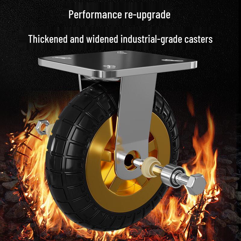 OIMG Heavy-Duty Foldable Steel Platform Hand Truck