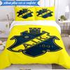 Aik Crest  3pcs Bedding,Including 1pc Duvet Cover And 2pcs Pillowcases Perfect for Christmas,Ideal for Bedroom, Dormitory