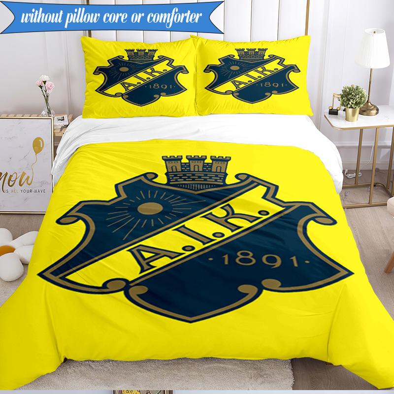 Aik Crest  3pcs Bedding,Including 1pc Duvet Cover And 2pcs Pillowcases Perfect for Christmas,Ideal for Bedroom, Dormitory