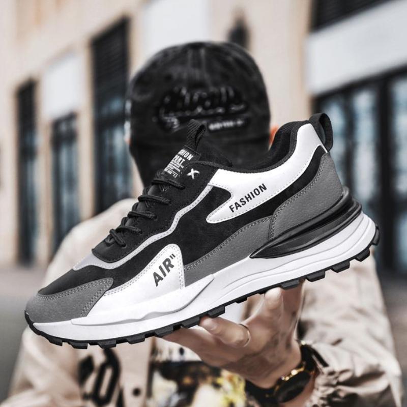 Men Sneakers Casual Running Jogging Shoes Lace Up Mens Lightweight Shoes Outdoor Walking Sneakers