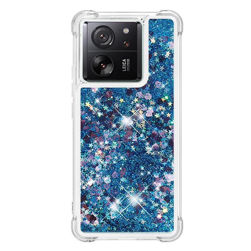13T Pro Hülle auf Für Funda Xiaomi 13T Pro Hülle Glitzer Treibsand Dynamische Flüssigkeitshülle Für Xiomi 13T Xiaomi13T Pro Handyhülle Etui
