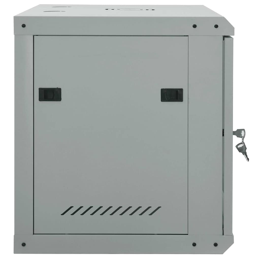Network Cabinet with Storage Gray 60 x 45 x 50 cm Steel