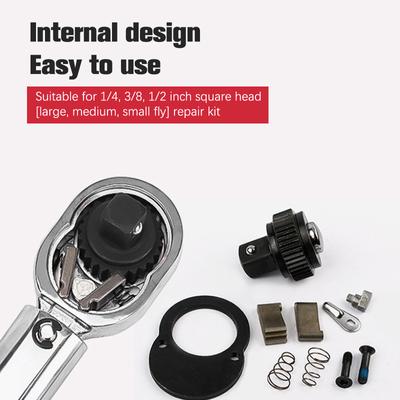 1/4'' 3/8'' 1/2''  24/45 Zähne Ratsche Steckschlüssel Reparatur Zubehör Ersatzteil Kit