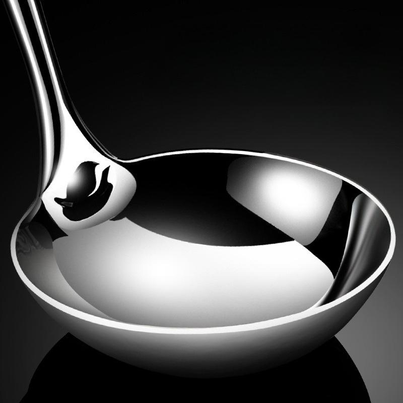 BEPAN 1PC Stainless Steel Strainers Spoon Colander Hot Pot Household Long Handle Large Tableware Set Kitchen Tools Household Goods