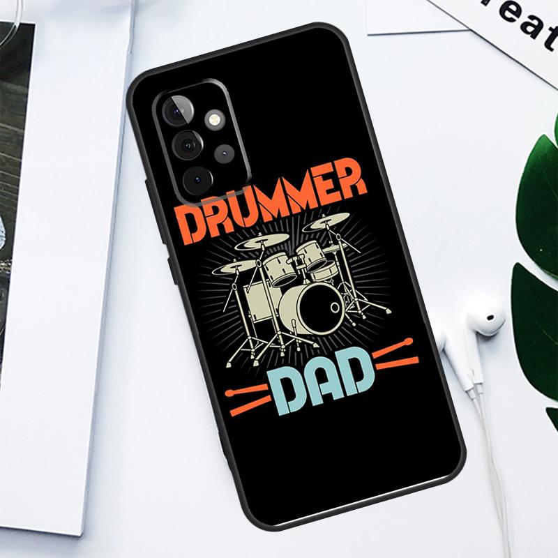 Drum Drummer Music DJ For Samsung Galaxy A13 A53 A33 A54 A34 A14 A55 A35 A15 A05 A06 A16 A22 A32 A52 Phone Case