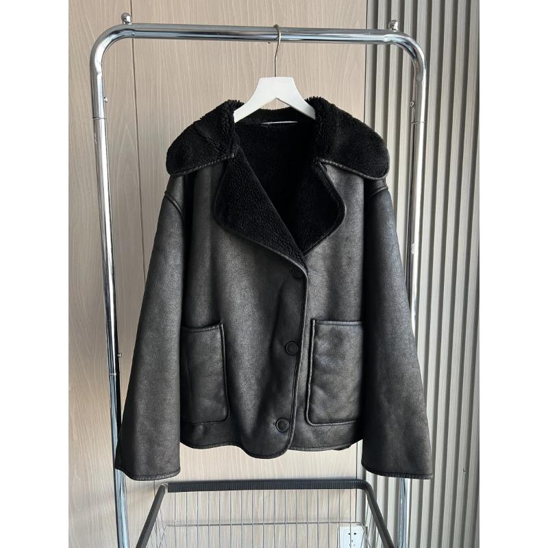 Cappotto da donna Serie Giacca double-face Design invernale Taglia extra large Antivento e caldo Colletto e maniche lunghe