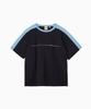 HELLO SUNRISE Hs Longboard Tee_Navy
