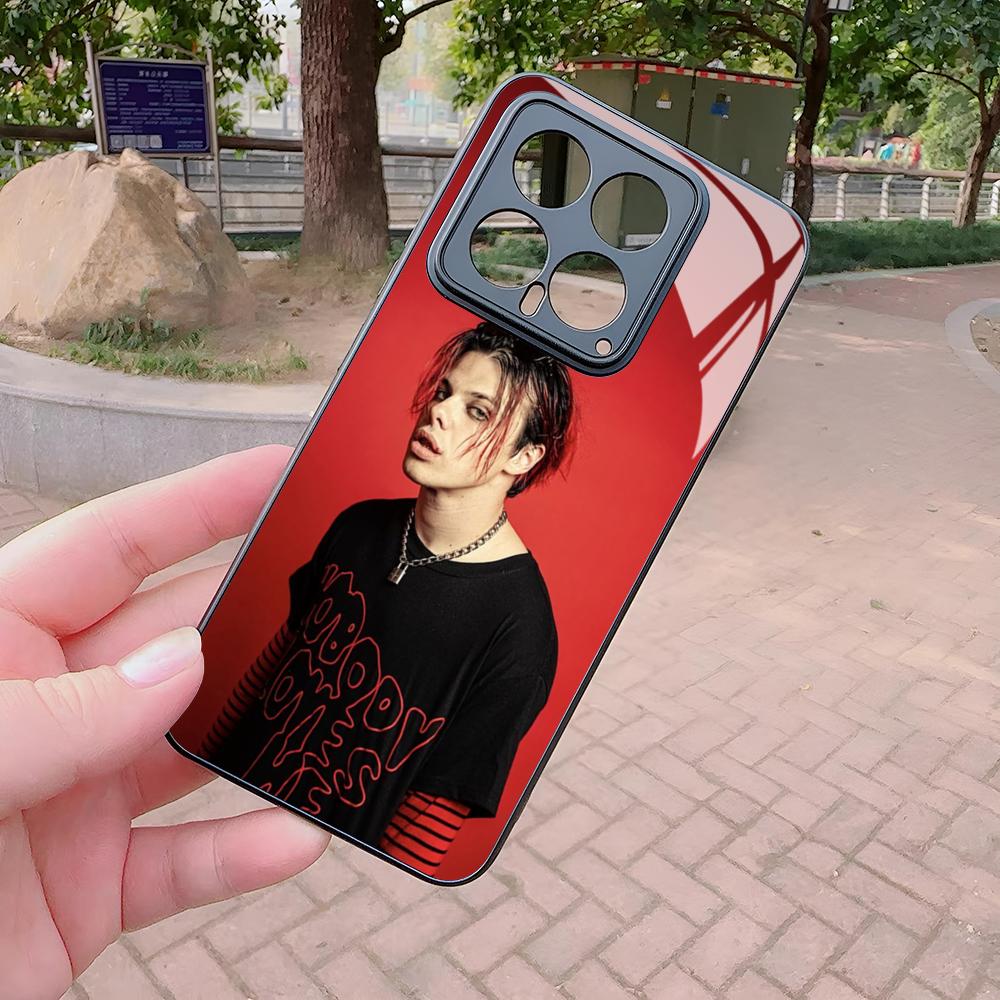 Yungblud Strawberry Lip Phone Case for Xiaomi Redmi Note 14 13 12 14c 13c 13x A5 A3 A2 Pro Plus Glass Cover