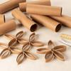 20 peças de rolos de papel higiênico, tubos de papel higiênico, artesanato, tubos de papelão vazios e resistentes, projetos de arte em sala de aula, artesanato doméstico