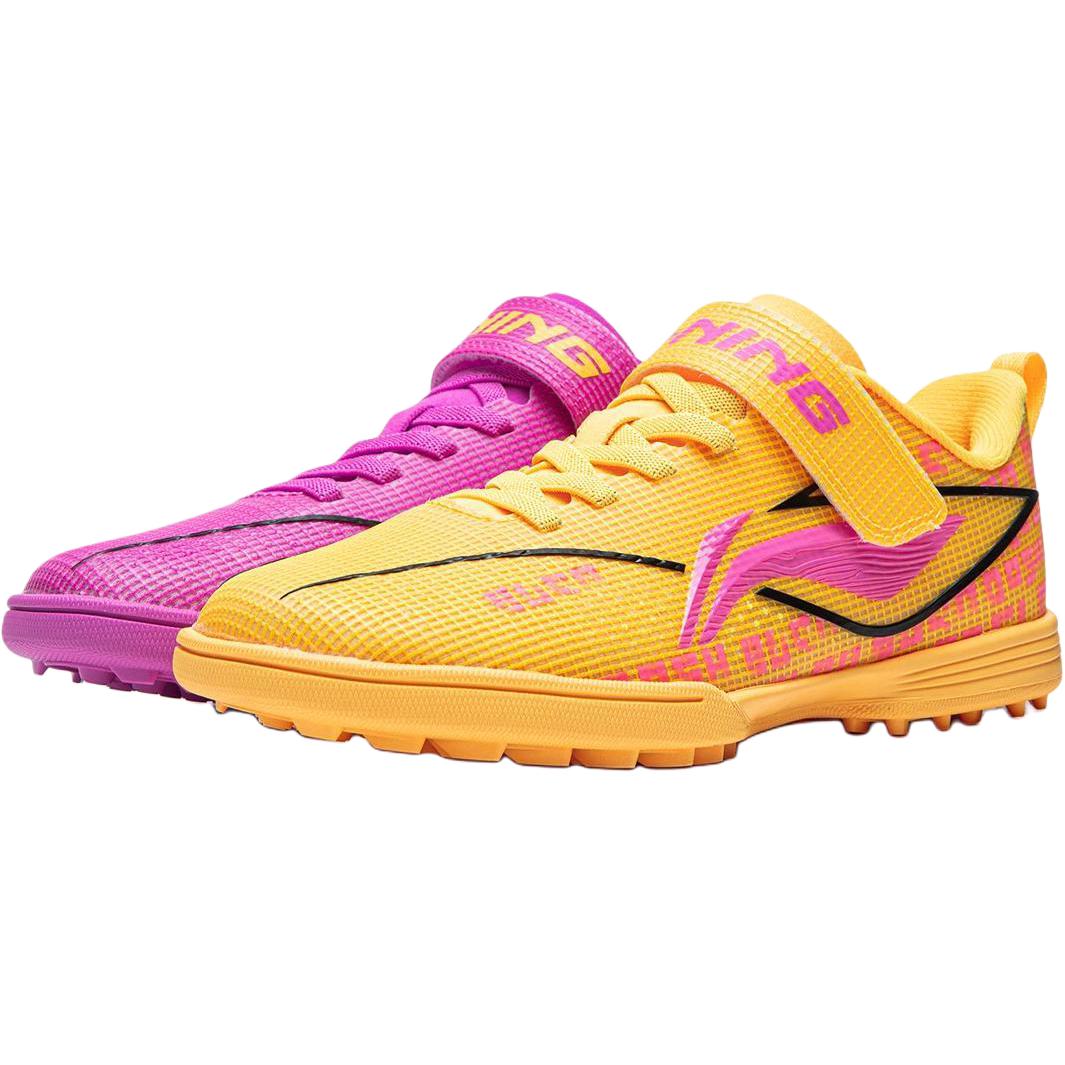 

Li Ning Детские футбольные бутсы Speed Shadow 2 Удобные Универсальные Футбольные бутсы Детские Футбольные бутсы YKGV012-3 36