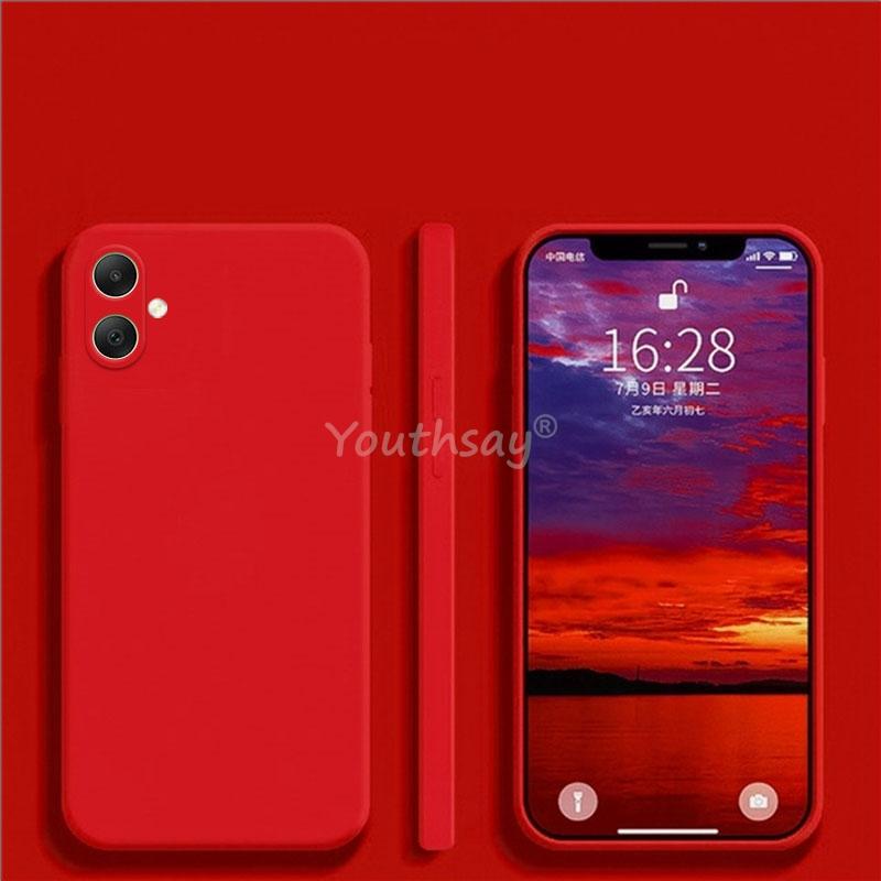 Für Samsung Galaxy A06 Hülle Flüssiges Silikon TPU Einfarbig Handy Schutzhülle Samsung A06 Hülle Gummi Samsung Galaxy A06 Hülle