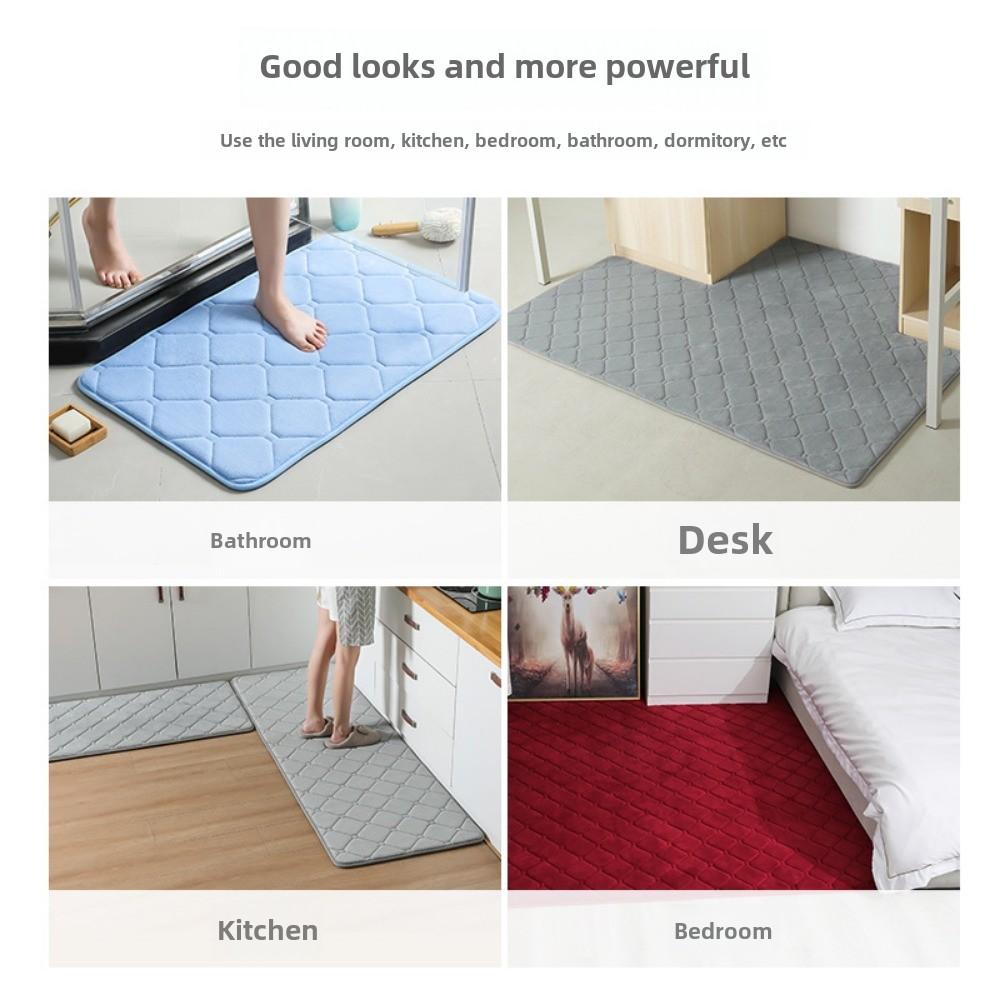 Tappetino Assorbente Antiscivolo per Pavimento Bagno di Casa, Cucina, Camera da Letto, Ingresso