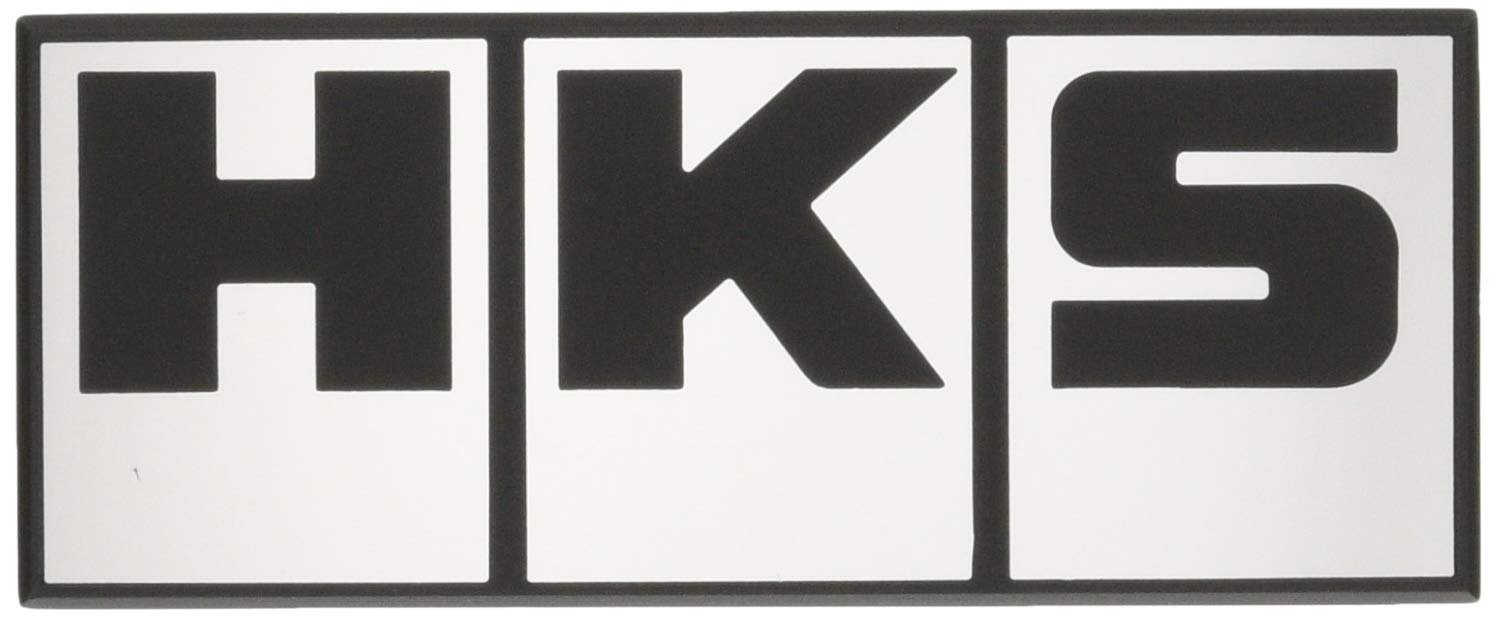 

HKS 51003-AK027 Official Goods Emblem Silver 3.4 x 1.4 inches (87 x 35 mm) серебряный