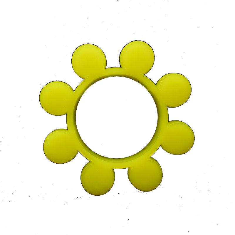 Rubber Polyurethane Flower-Shaped Coupling Pad and Buffer Washer