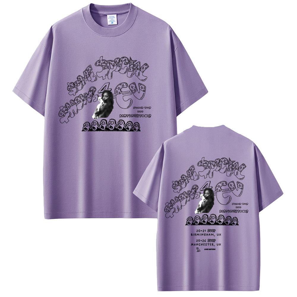 Rapper Drake Europe Tour with Partynextdoor 2025 T-shirt Men Women Hip Hop Fashion Pop Music T Shirt Casual Cotton Vintage Tees