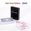 Genuine Jin Yi Texas Hold'em Waterproof PVC Playing Cards with Small-Large Print, Frosted Design for Card Games