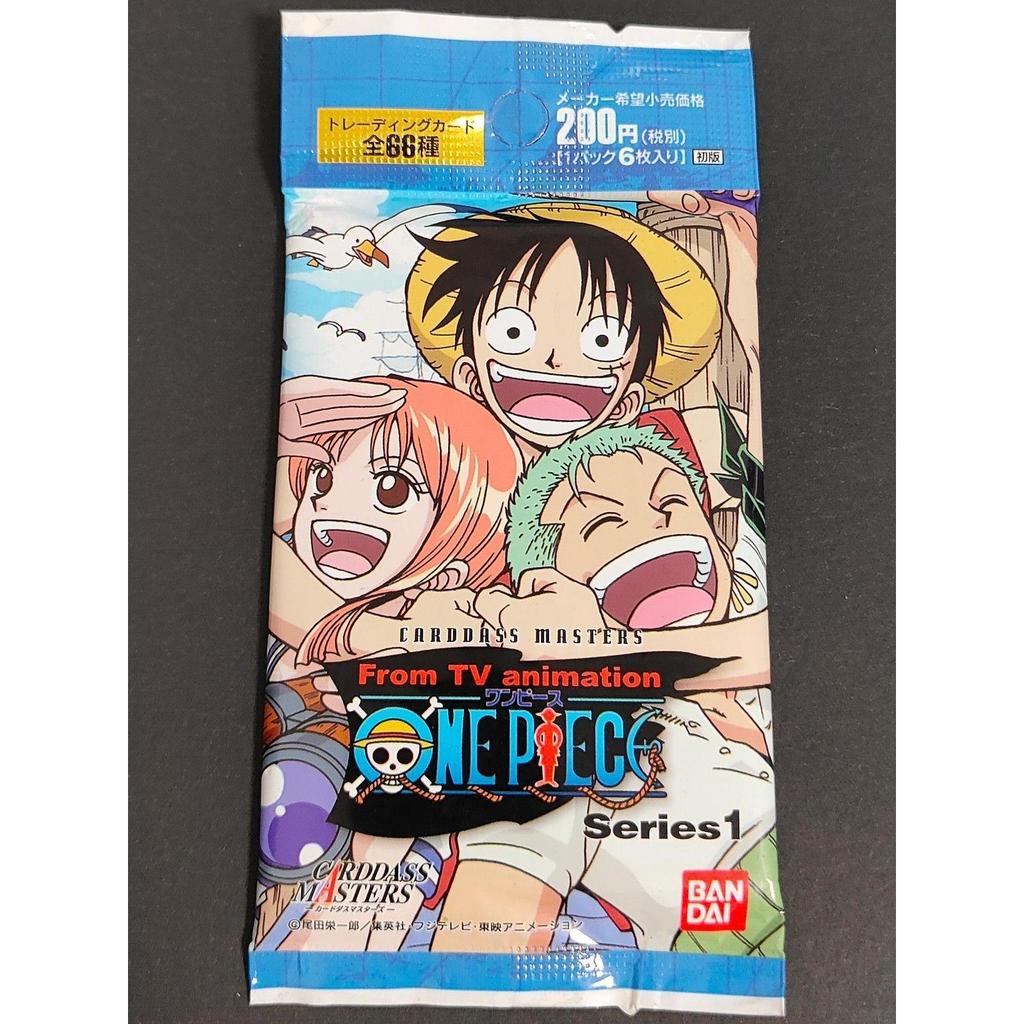 Used EB546 Carddass Masters One Piece Series 1 Card One Piece Carddass Masters Series 1 Unopened Pack Trading Card Bandai Carddass
