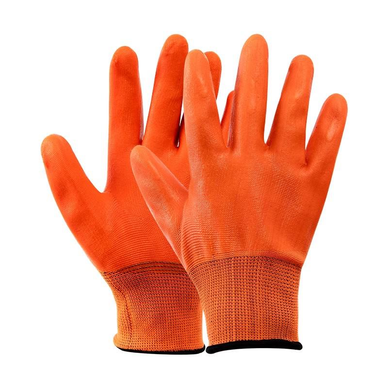 Newcomer Discount: Durable Waterproof Non-Slip PVC Work Gloves for Construction