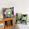Cartoon Invader Zim Gir Decoration Room Home Sofa Living Office Car Nordic Simplicity Pillow Cover