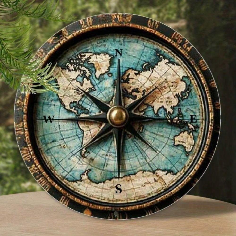Handmade Metal Tin Plate Wall Art Home Decor 20x20cm