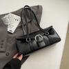 2026 Winter Belt Design Y2K Retro Design Small PU Leather Underarm Bag Women Fashion Handbags New Trend Shoulder Bag